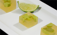 Avocado Margarita Jelly Shot Pictured